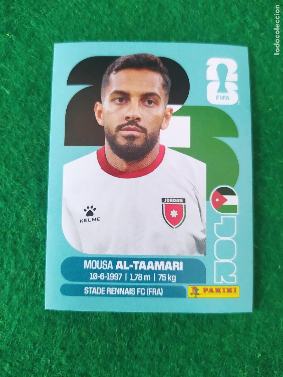 Cromos de F&uacute;tbol: OFFICIAL STICKER COLLECTION WORLD CUP MUNDIAL 2026 - JORDANIA N&ordm; 15 AL-TAAMARI
