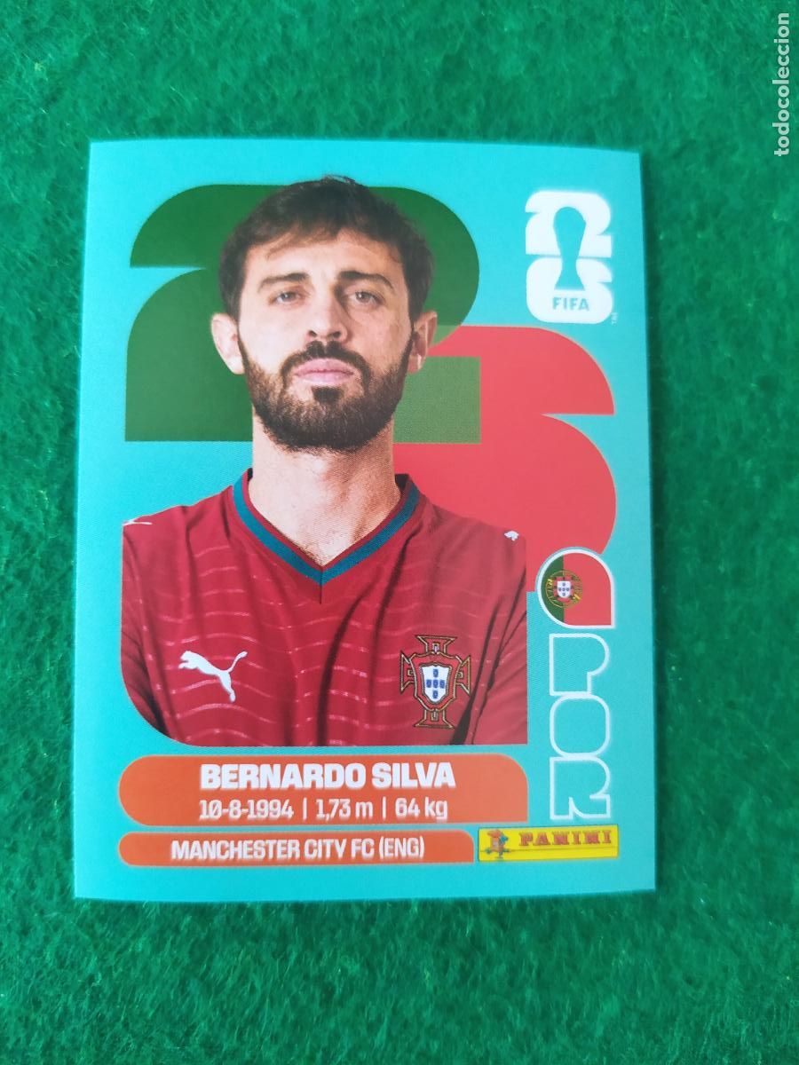 Cromos de F&uacute;tbol: OFFICIAL STICKER COLLECTION WORLD CUP MUNDIAL 2026 - PORTUGAL N&ordm; 9 BERNARDO SILVA