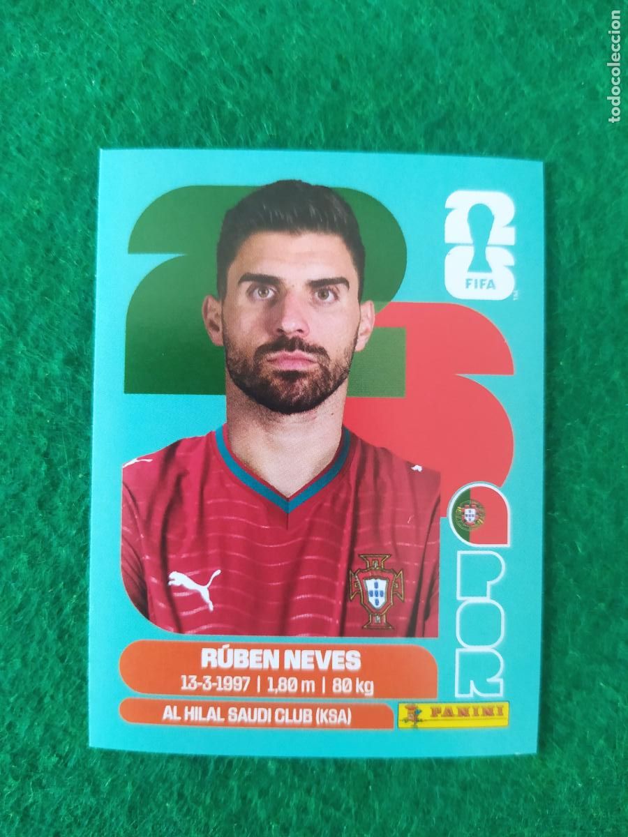 Cromos de F&uacute;tbol: OFFICIAL STICKER COLLECTION WORLD CUP MUNDIAL 2026 - PORTUGAL N&ordm; 11 RUBEN NEVES