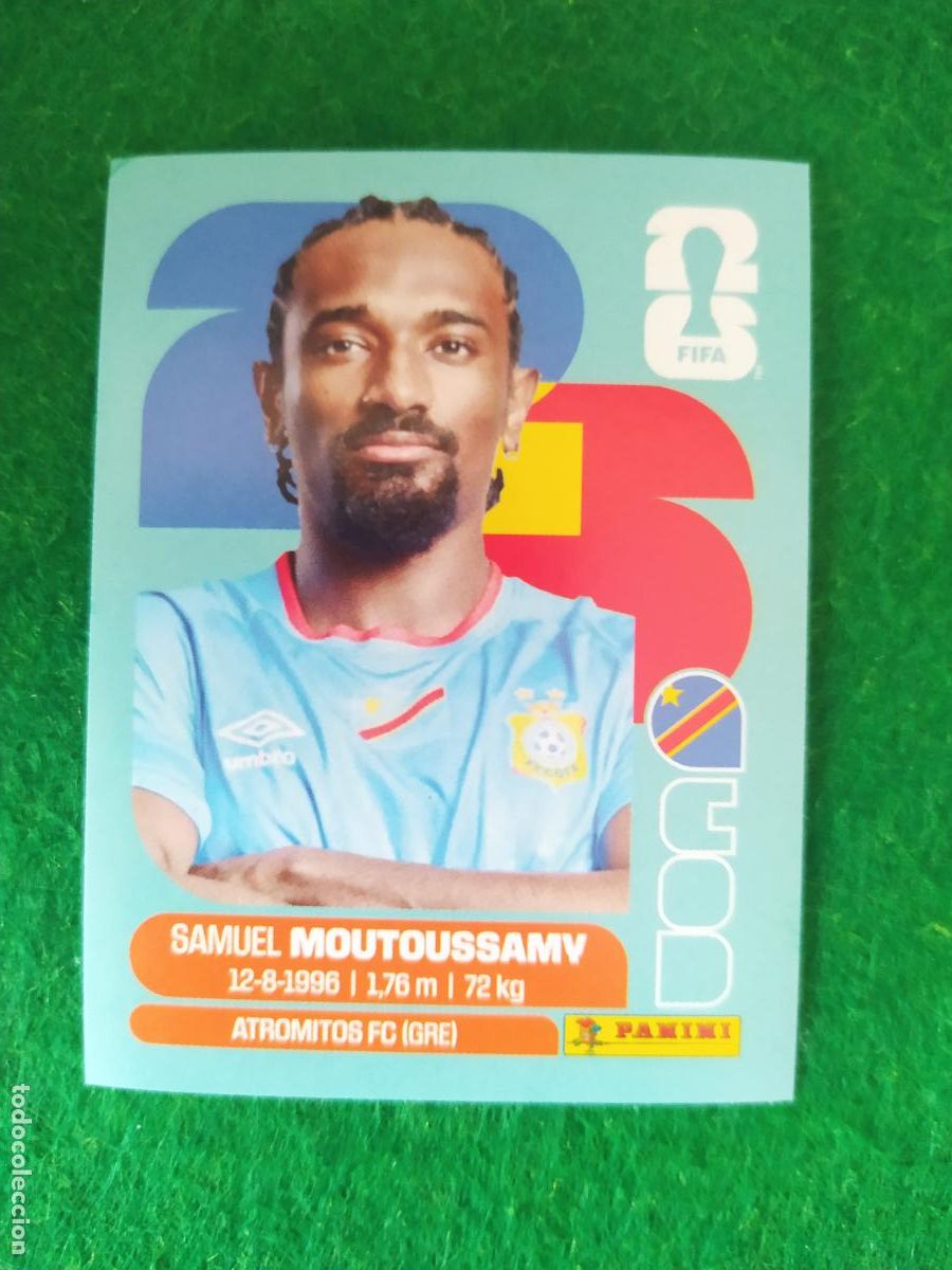 Cromos de F&uacute;tbol: OFFICIAL STICKER COLLECTION WORLD CUP MUNDIAL 2026 - CONGO N&ordm; 11 MOUTOUSSAMY