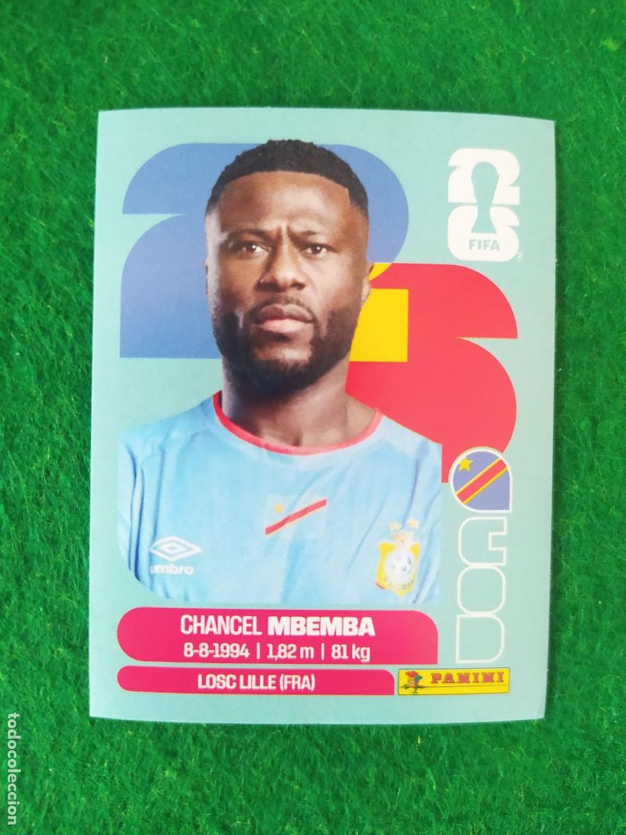 Cromos de F&uacute;tbol: OFFICIAL STICKER COLLECTION WORLD CUP MUNDIAL 2026 - CONGO N&ordm; 6 MBEMBA