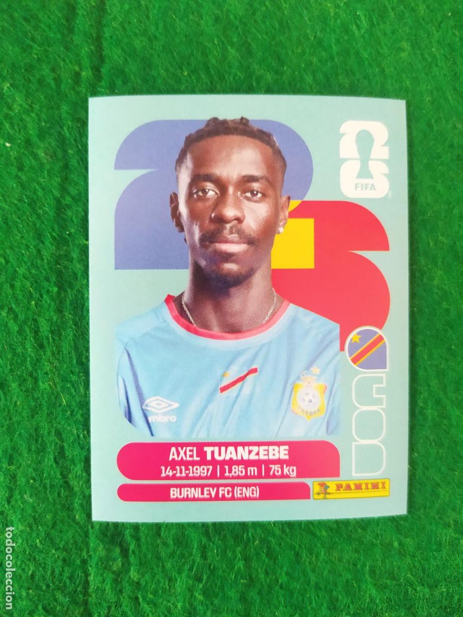 Cromos de F&uacute;tbol: OFFICIAL STICKER COLLECTION WORLD CUP MUNDIAL 2026 - CONGO N&ordm; 4 TUANZEBE