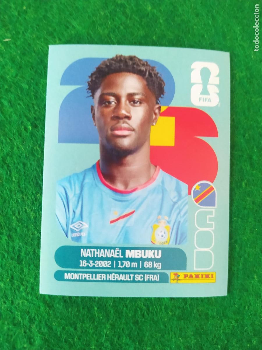 Cromos de F&uacute;tbol: OFFICIAL STICKER COLLECTION WORLD CUP MUNDIAL 2026 - CONGO N&ordm; 20 MBUKU
