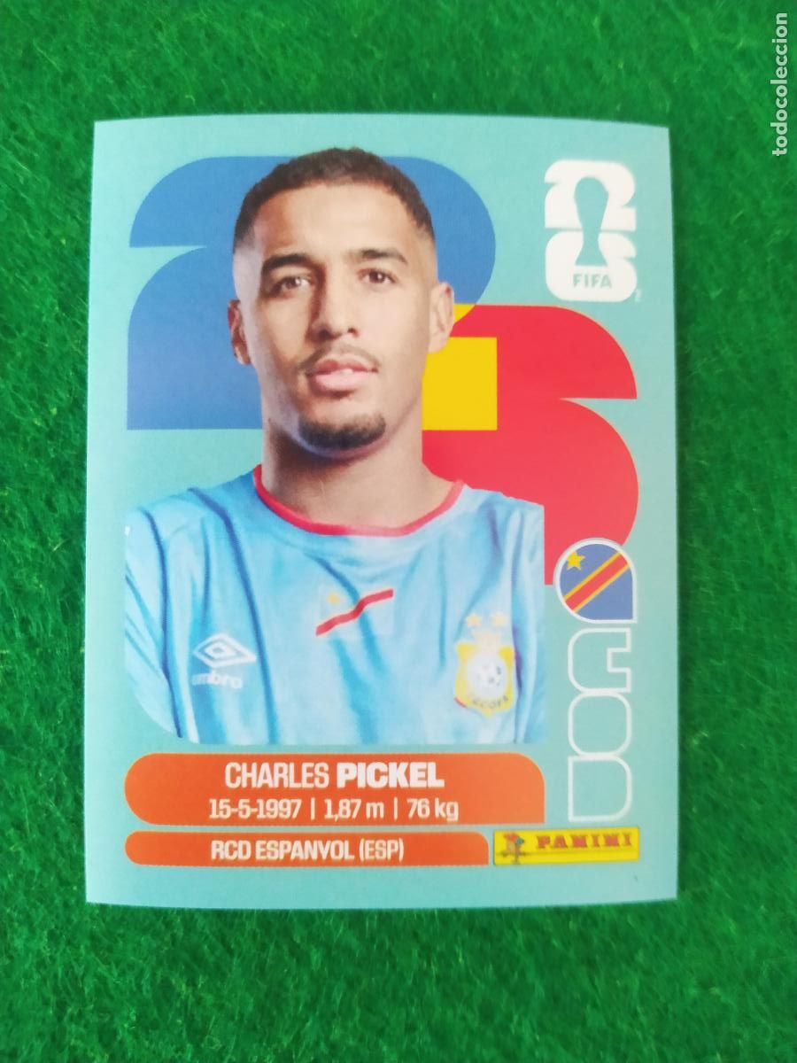 Cromos de F&uacute;tbol: OFFICIAL STICKER COLLECTION WORLD CUP MUNDIAL 2026 - CONGO N&ordm; 8 PICKEL