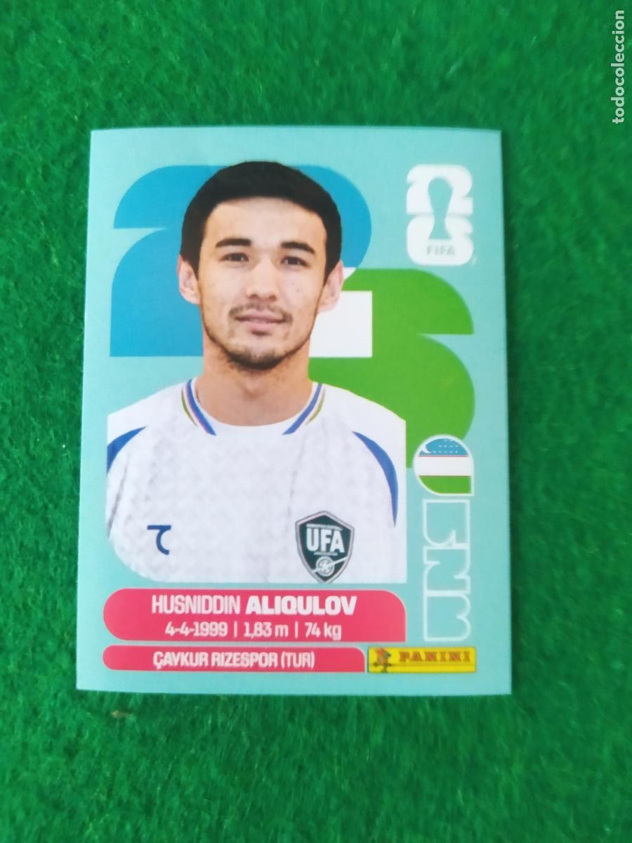 Cromos de F&uacute;tbol: OFFICIAL STICKER COLLECTION WORLD CUP MUNDIAL 2026 - UZBEKISTAN N&ordm; 6 ALIQUOLOV