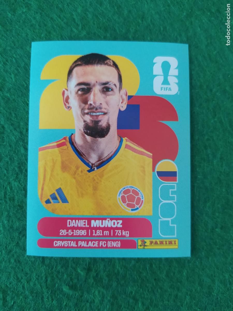 Cromos de F&uacute;tbol: OFFICIAL STICKER COLLECTION WORLD CUP MUNDIAL 2026 - COLOMBIA N&ordm; 6 MU&Ntilde;OZ