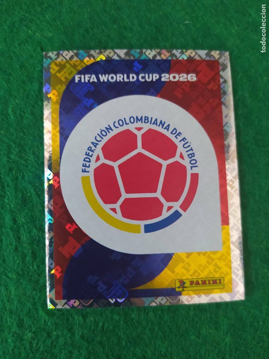 Cromos de F&uacute;tbol: OFFICIAL STICKER COLLECTION WORLD CUP MUNDIAL 2026 - COLOMBIA N&ordm; 1 ESCUDO