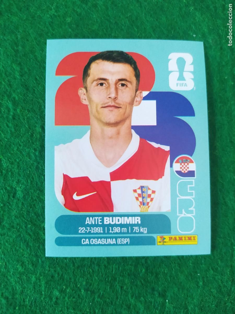 Cromos de F&uacute;tbol: OFFICIAL STICKER COLLECTION WORLD CUP MUNDIAL 2026 - CROACIA N&ordm; 18 BUDIMIR