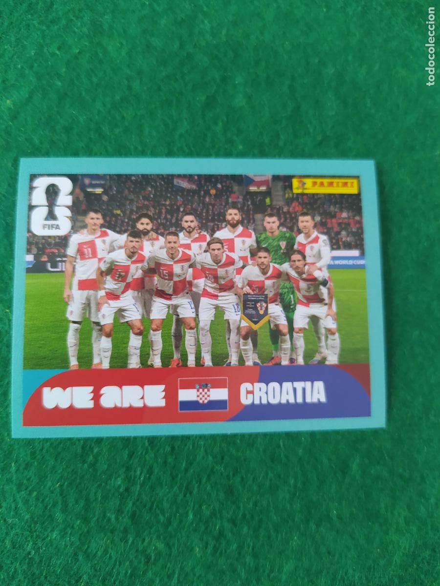 Cromos de F&uacute;tbol: OFFICIAL STICKER COLLECTION WORLD CUP MUNDIAL 2026 - CROACIA N&ordm; 13 ONCE INICIAL
