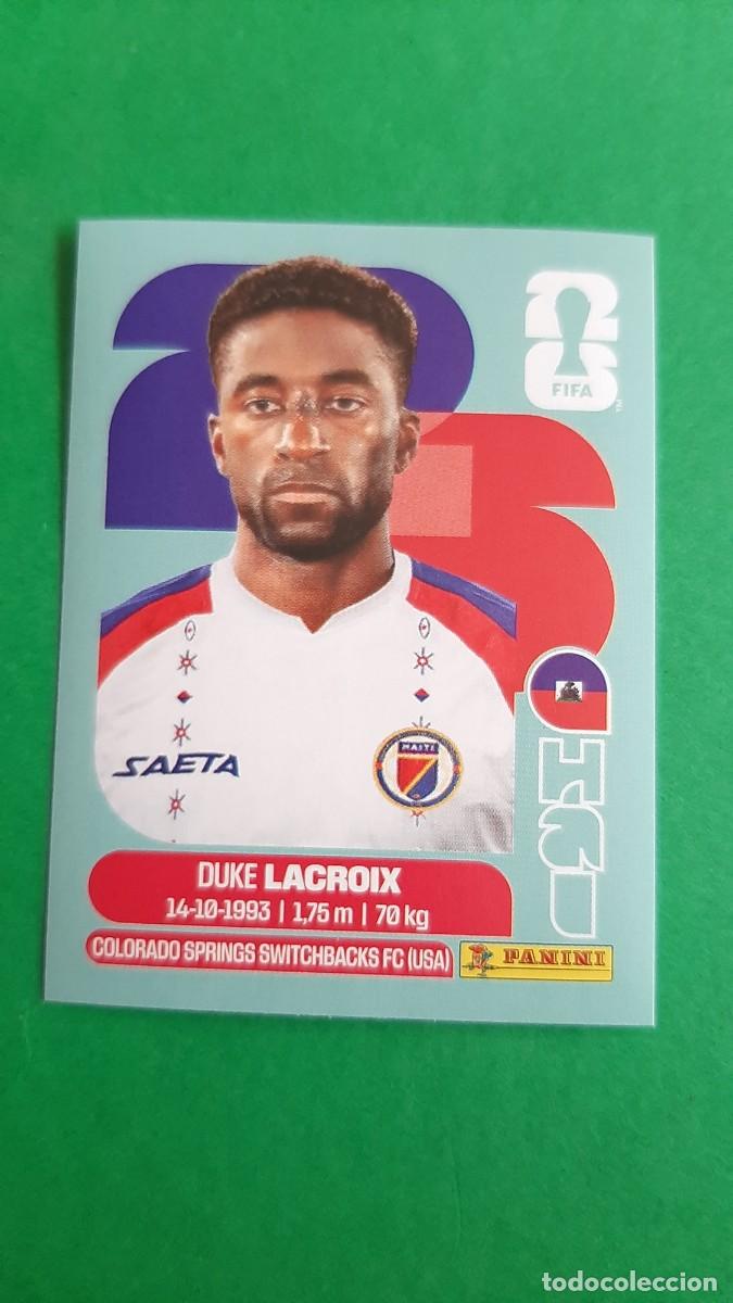 Cromos de F&uacute;tbol: (HAI 7 HAI7)(HAIT&Iacute;) DUKE LACROIX MUNDIAL F&Uacute;TBOL 2026 PANINI