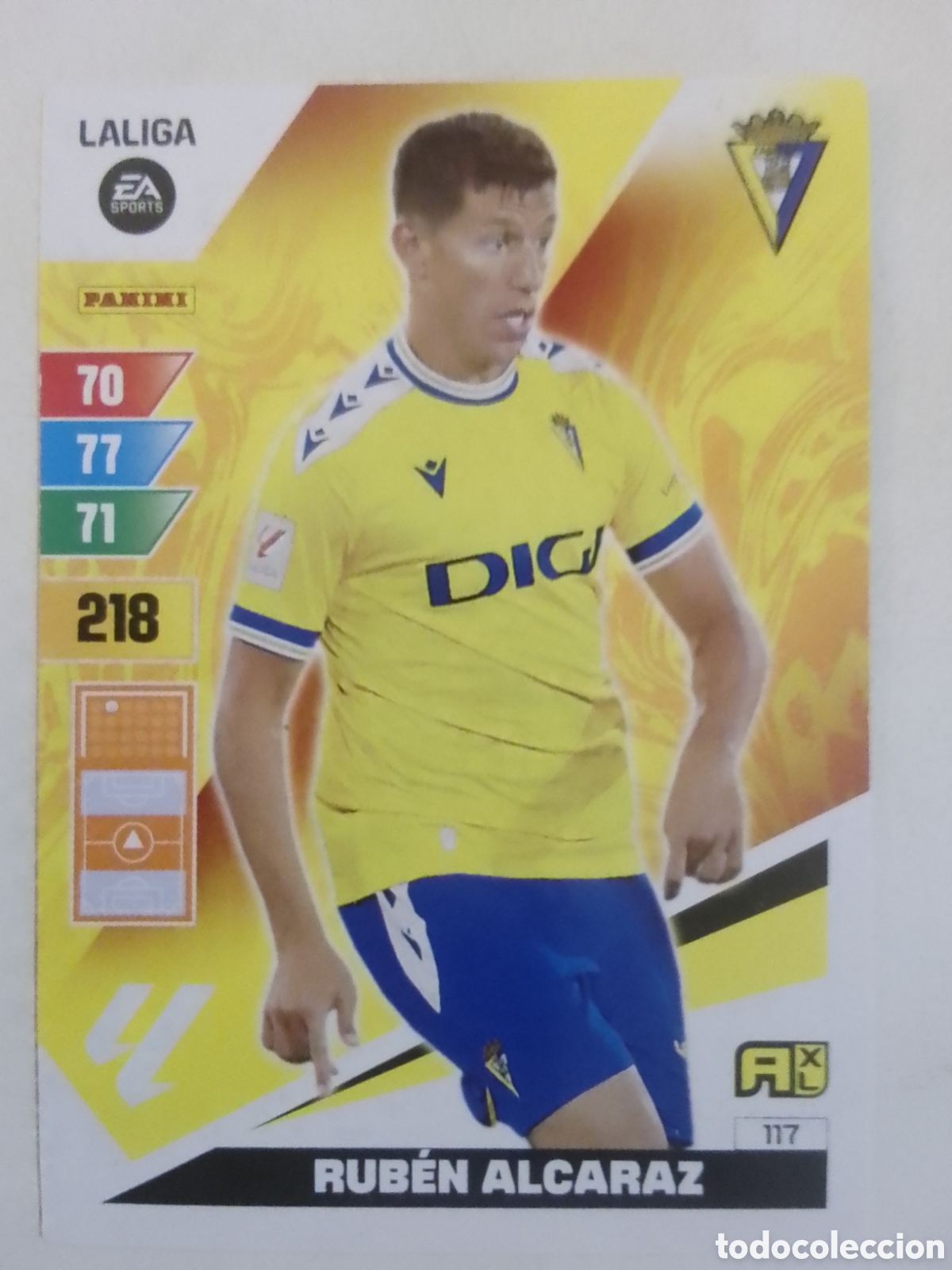 Cromos de F&uacute;tbol: Adrenalyn XL 2023-24 n&deg; 117 Rub&eacute;n Alcaraz &bull; C&aacute;diz.