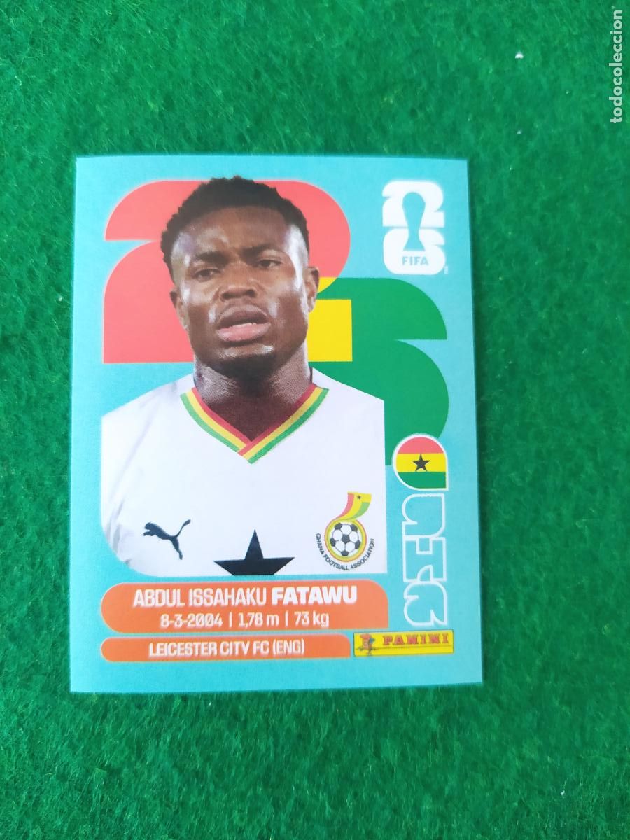 Cromos de F&uacute;tbol: OFFICIAL STICKER COLLECTION WORLD CUP MUNDIAL 2026 - GHANA N&ordm; 9 FATAWU