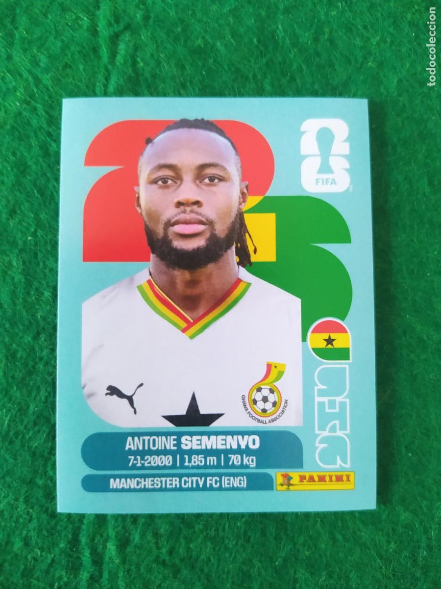 Cromos de F&uacute;tbol: OFFICIAL STICKER COLLECTION WORLD CUP MUNDIAL 2026 - GHANA N&ordm; 20 SEMENYO