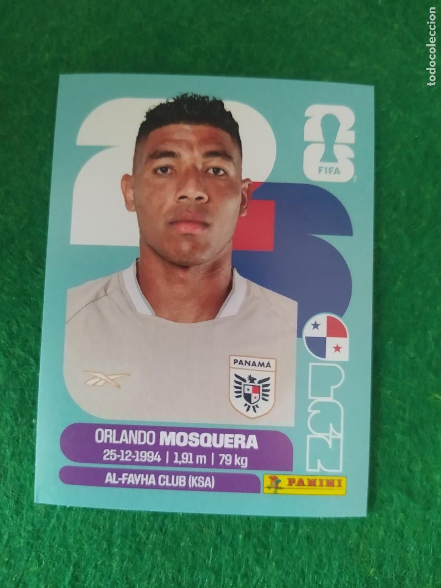 Cromos de F&uacute;tbol: OFFICIAL STICKER COLLECTION WORLD CUP MUNDIAL 2026 - PANAMA N&ordm; 2 MOSQUERA
