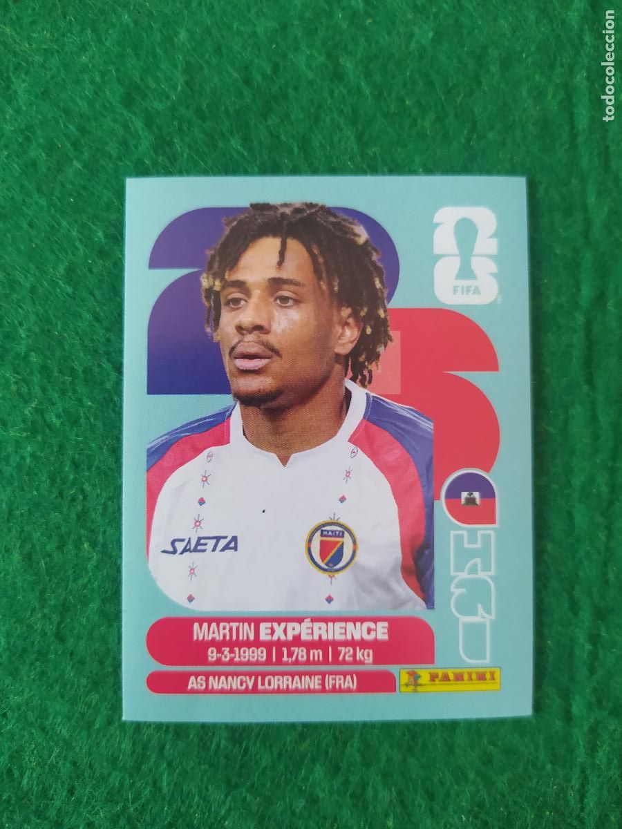 Cromos de F&uacute;tbol: OFFICIAL STICKER COLLECTION WORLD CUP MUNDIAL 2026 - HAITI N&ordm; 4 EXPERIENCE