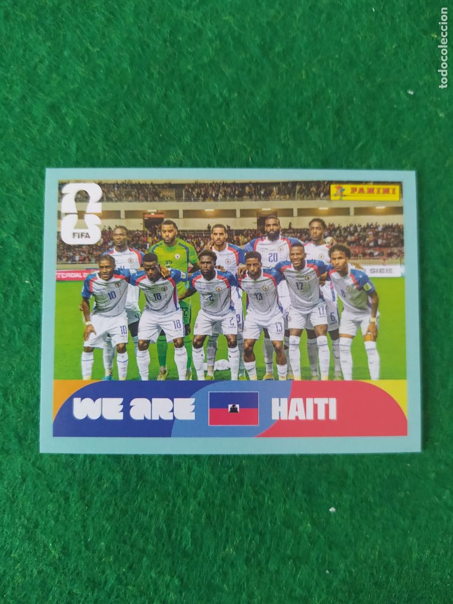 Football Stickers: OFFICIAL STICKER COLLECTION WORLD CUP MUNDIAL 2026 - HAITI N&ordm; 13 ONCE INICIAL