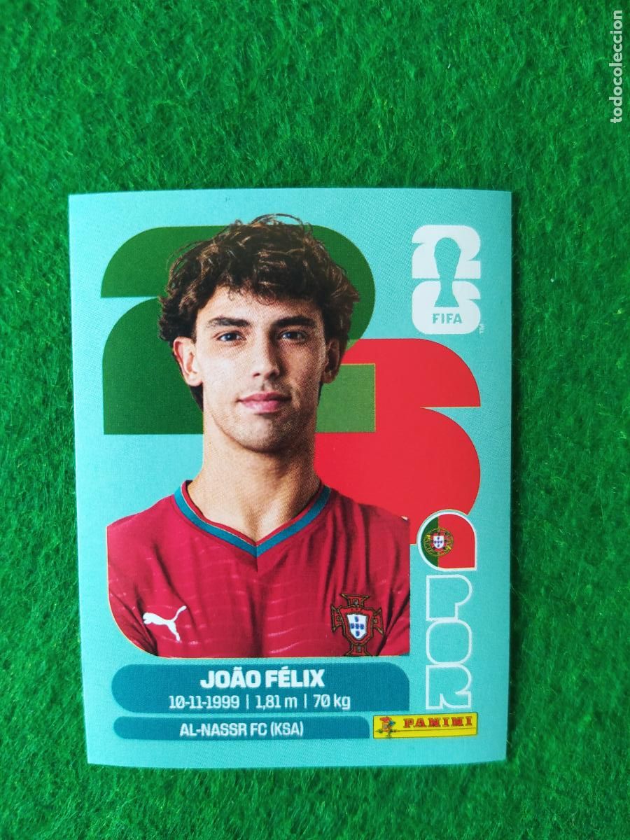 Cromos de F&uacute;tbol: OFFICIAL STICKER COLLECTION WORLD CUP MUNDIAL 2026 - PORTUGAL N&ordm; 17 JOAO FELIX