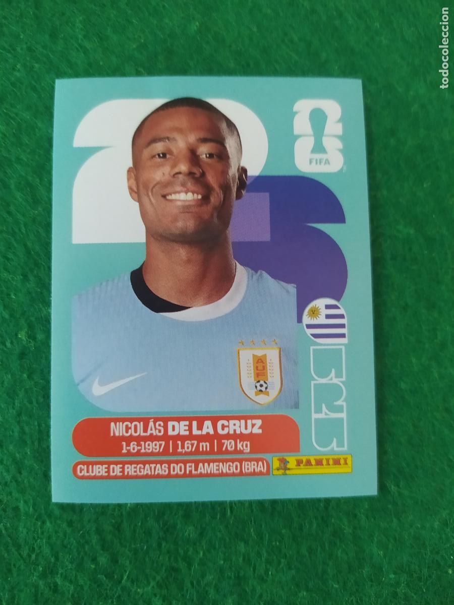 Cromos de F&uacute;tbol: OFFICIAL STICKER COLLECTION WORLD CUP MUNDIAL 2026 - URUAGUAY N&ordm; 15 DE LA CRUZ