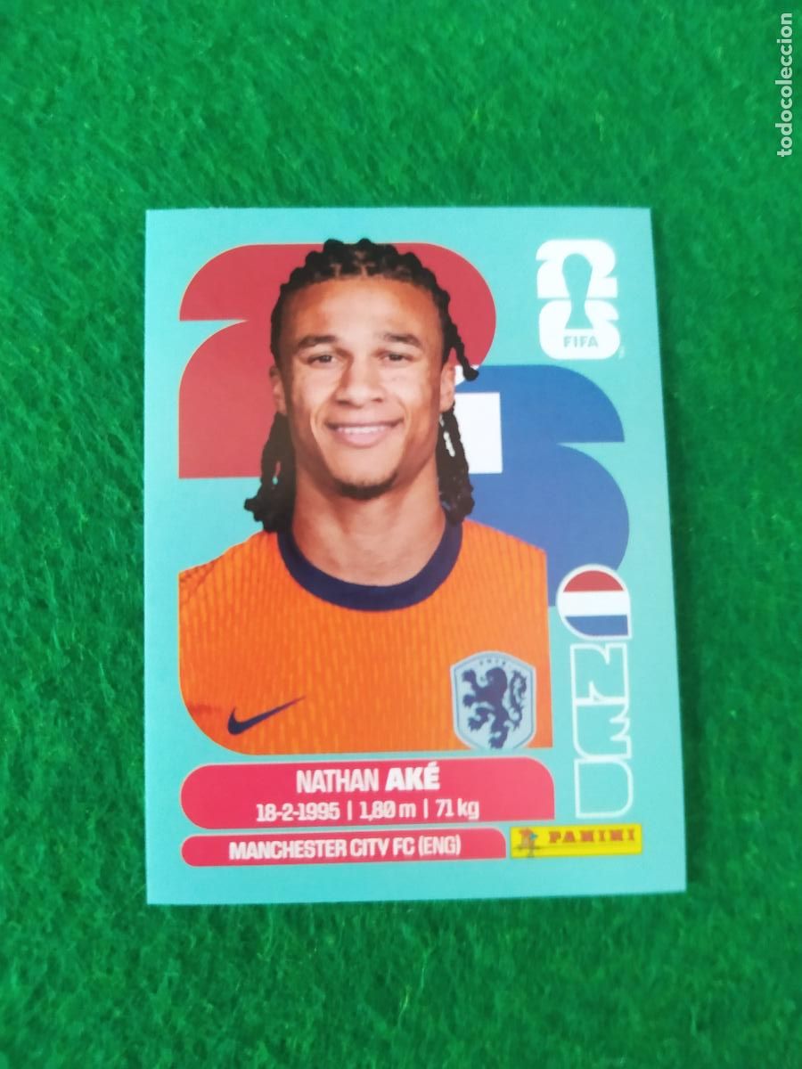 Cromos de F&uacute;tbol: OFFICIAL STICKER COLLECTION WORLD CUP MUNDIAL 2026 - HOLANDA N&ordm; 7 AKE