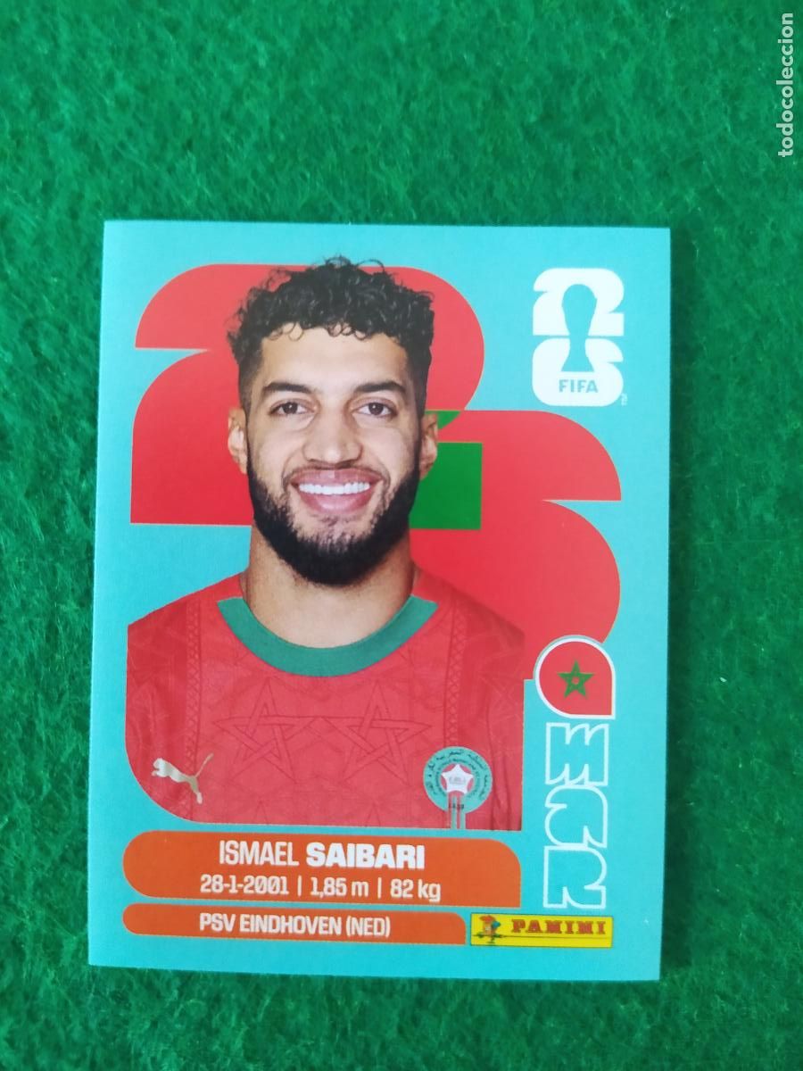 Cromos de F&uacute;tbol: OFFICIAL STICKER COLLECTION WORLD CUP MUNDIAL 2026 - MARRUECOS N&ordm; 15 SAIBARI