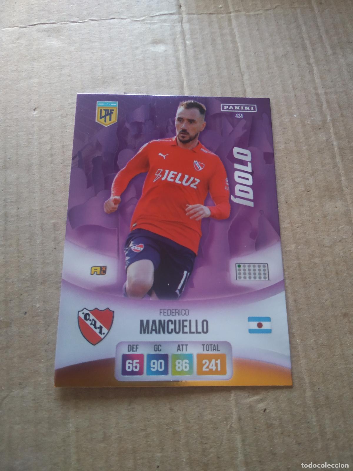 Cromos de F&uacute;tbol: 434 FEDERICO MANCUELLO INDEPENDIENTE CROMO FUTBOL ARGENTINO PANINI LIGA ARGENTINA 2024 ADRENALYN