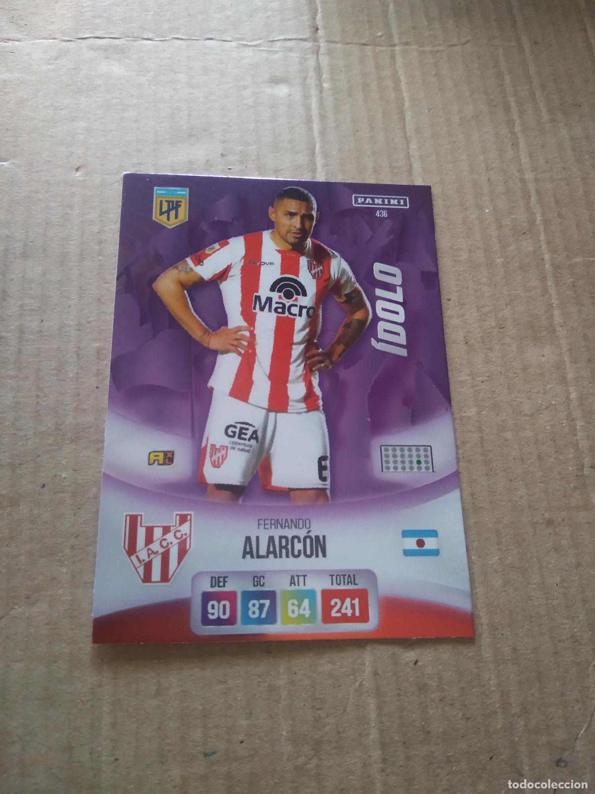 Cromos de F&uacute;tbol: 436 FERNANDO ALARCON INSTITUTO CORDOBA CROMO FUTBOL ARGENTINO PANINI LIGA ARGENTINA 2024 ADRENALYN