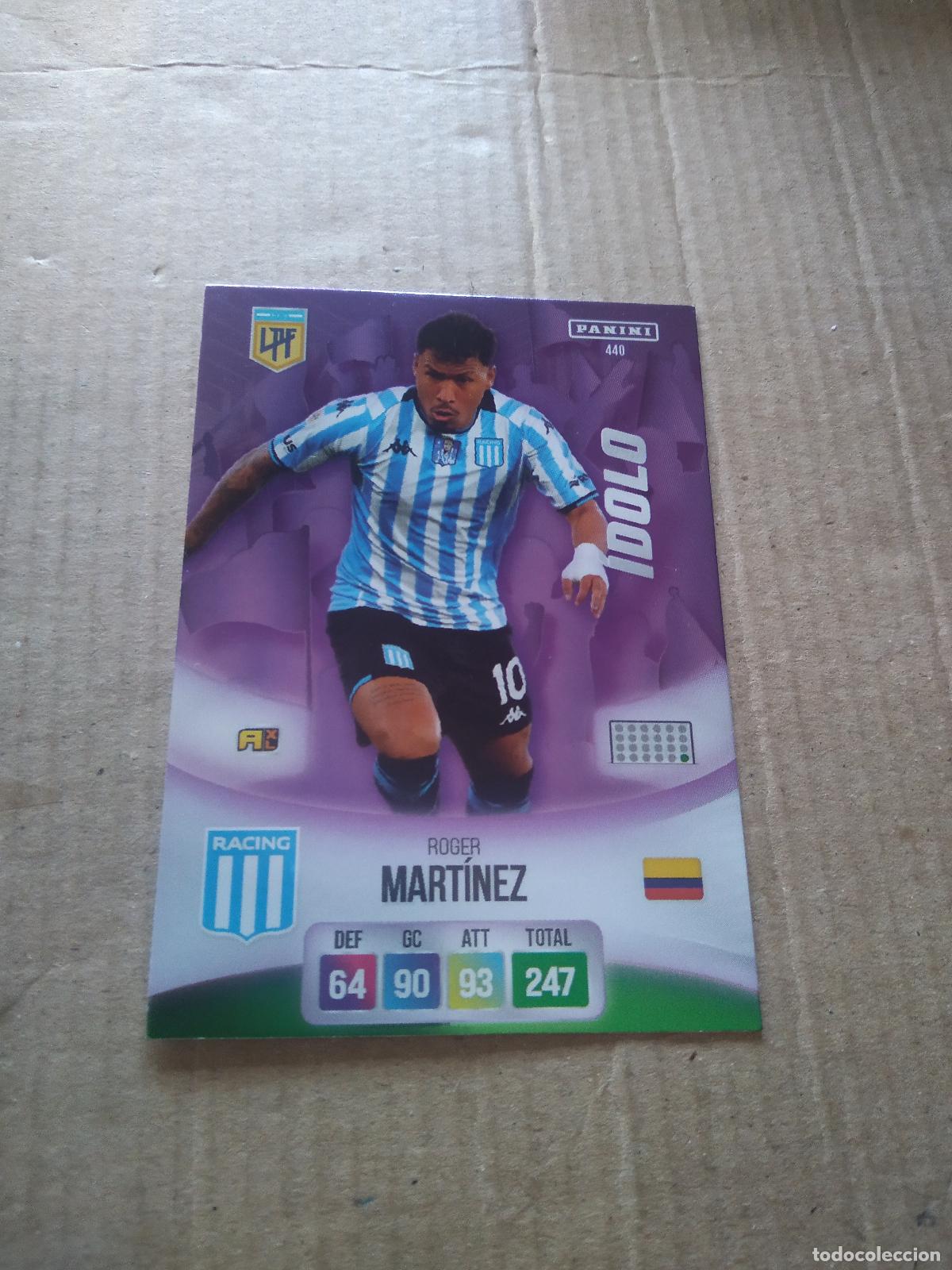 Cromos de F&uacute;tbol: 440 ROGER MARTINEZ RACING CROMO FUTBOL ARGENTINO PANINI LIGA ARGENTINA 2024 ADRENALYN