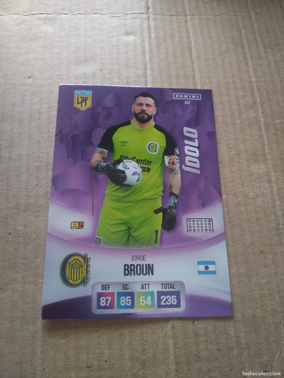 Cromos de Futebol: 442 JORGE BROUN ROSARIO CENTRAL CROMO FUTBOL ARGENTINO PANINI LIGA ARGENTINA 2024 ADRENALYN