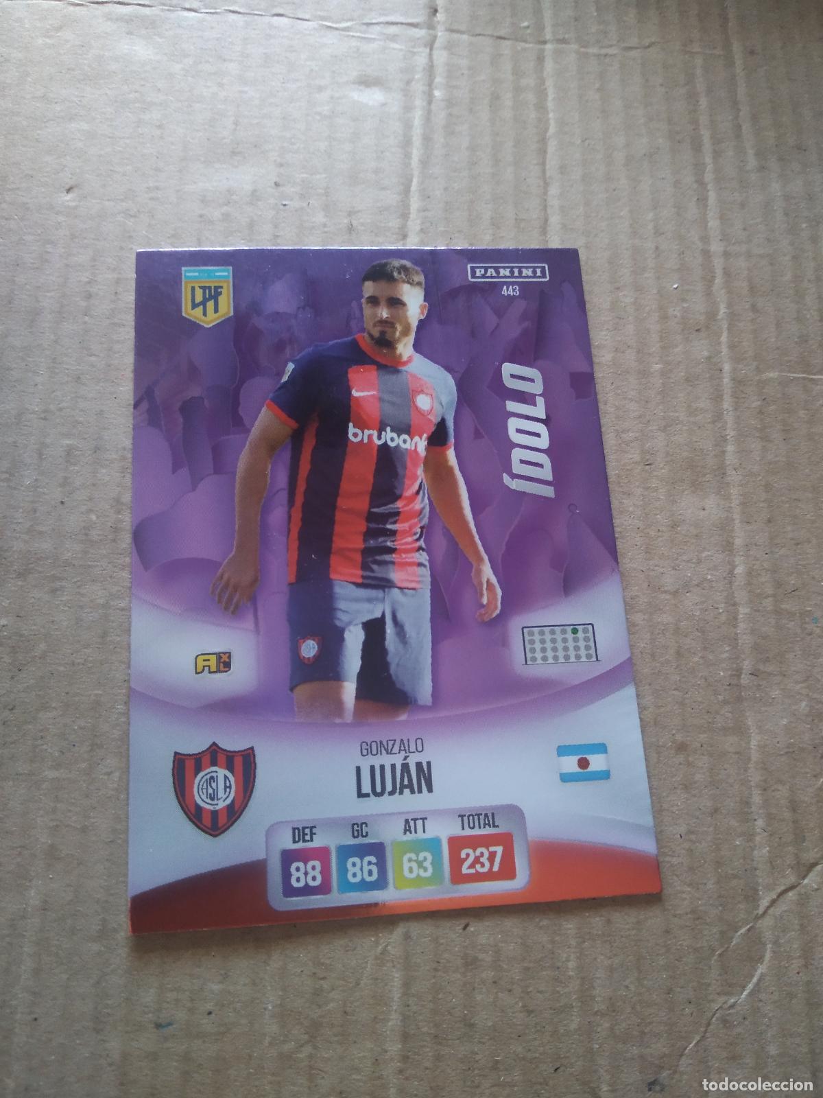 Cromos de Futebol: 443 GONZALO LUJAN SAN LORENZO CROMO FUTBOL ARGENTINO PANINI LIGA ARGENTINA 2024 ADRENALYN