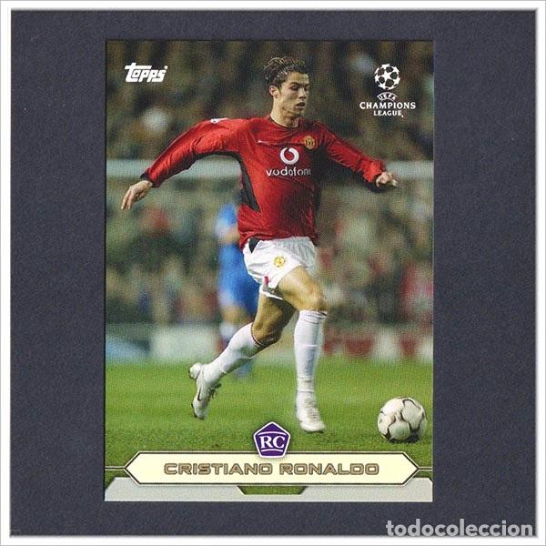 Cromos de Futebol: TOPPS LOST ROOKIE CRISTIANO RONALDO UEFA CHAMPIONS LEAGUE 2003 2004 MANCHESTER UNITED NO MEGACRACKS