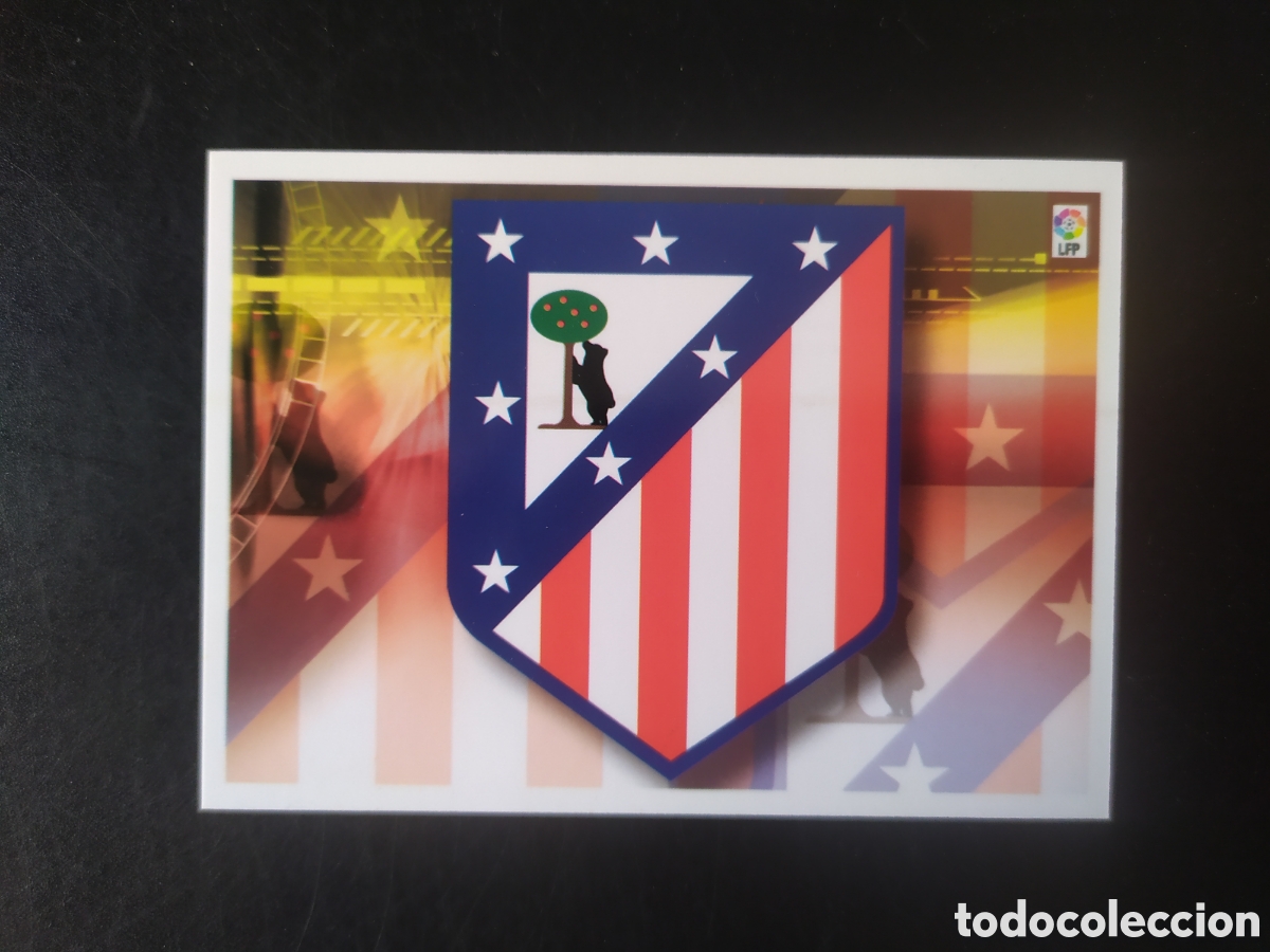 Cromos de F&uacute;tbol: Mundicromo ediciones estadio 2007 2008 07 08 escudo check list inicial n&deg; 109 Atl&eacute;tico Madrid