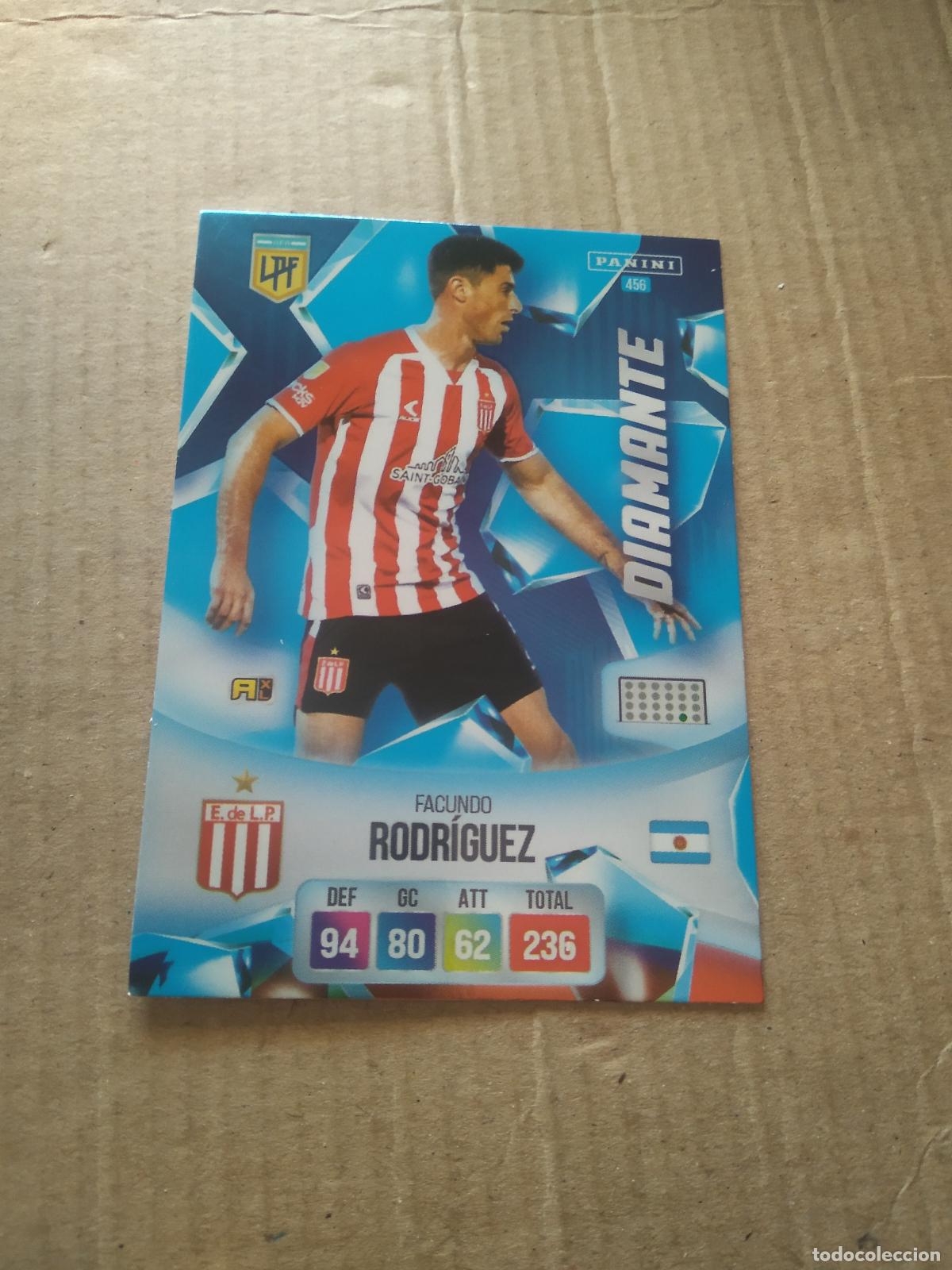Cromos de F&uacute;tbol: 456 FACUNDO RODRIGUEZ ESTUDIANTES CROMO FUTBOL ARGENTINO PANINI LIGA ARGENTINA 2024 ADRENALYN
