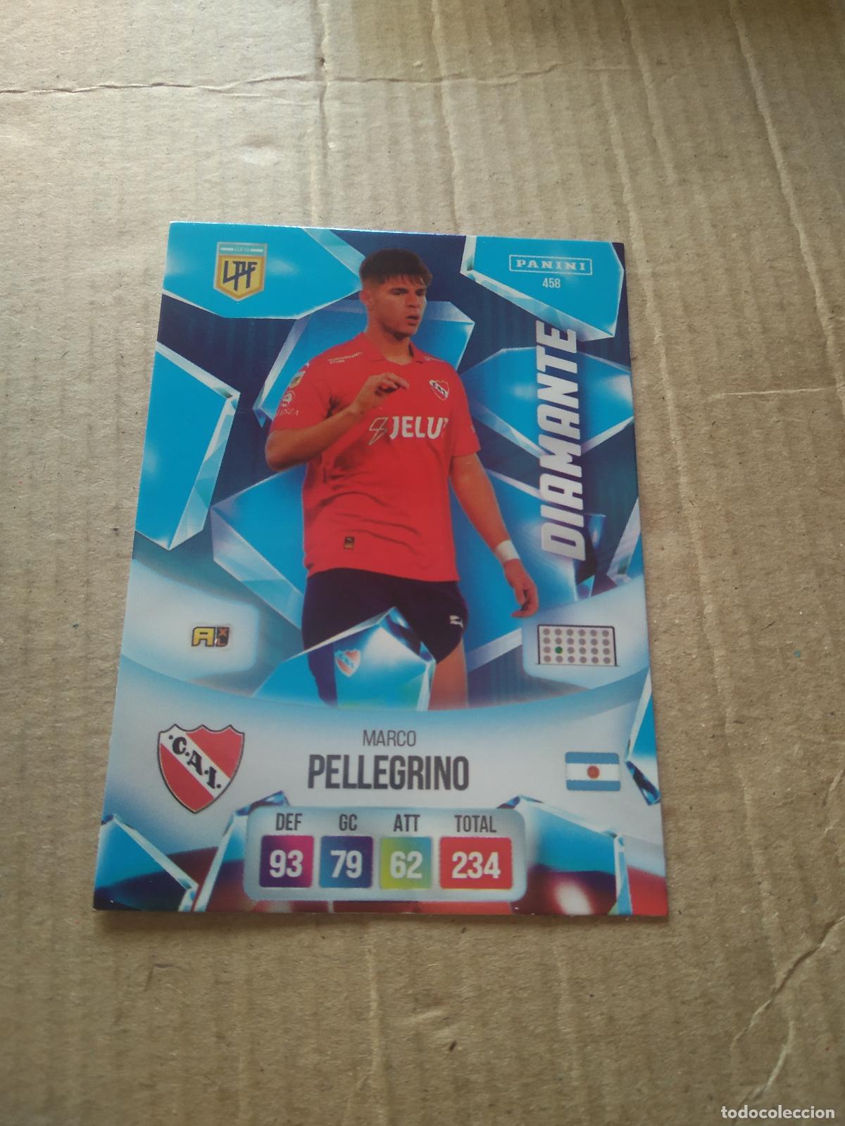 Cromos de F&uacute;tbol: 458 MARCO PELLEGRINO INDEPENDIENTE CROMO FUTBOL ARGENTINO PANINI LIGA ARGENTINA 2024 ADRENALYN