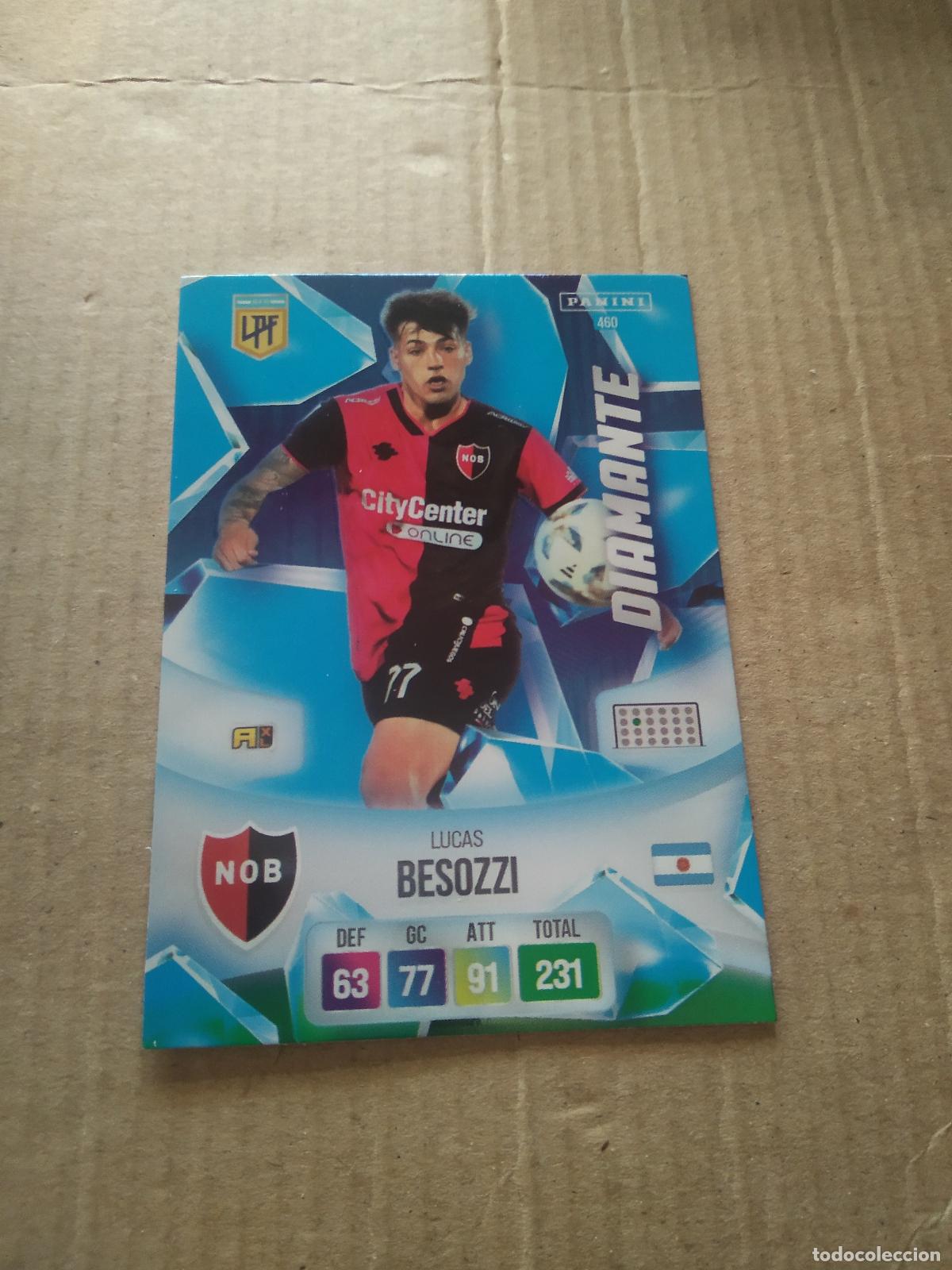 Cromos de F&uacute;tbol: 460 LUCAS BESOZZI NEWELL'S CROMO FUTBOL ARGENTINO PANINI LIGA ARGENTINA 2024 ADRENALYN