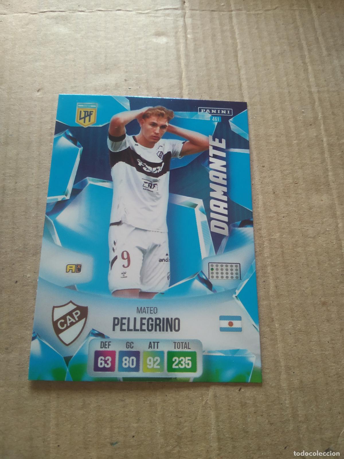 Cromos de F&uacute;tbol: 461 MATEO PELLEGRINO PLATENSE CROMO FUTBOL ARGENTINO PANINI LIGA ARGENTINA 2024 ADRENALYN