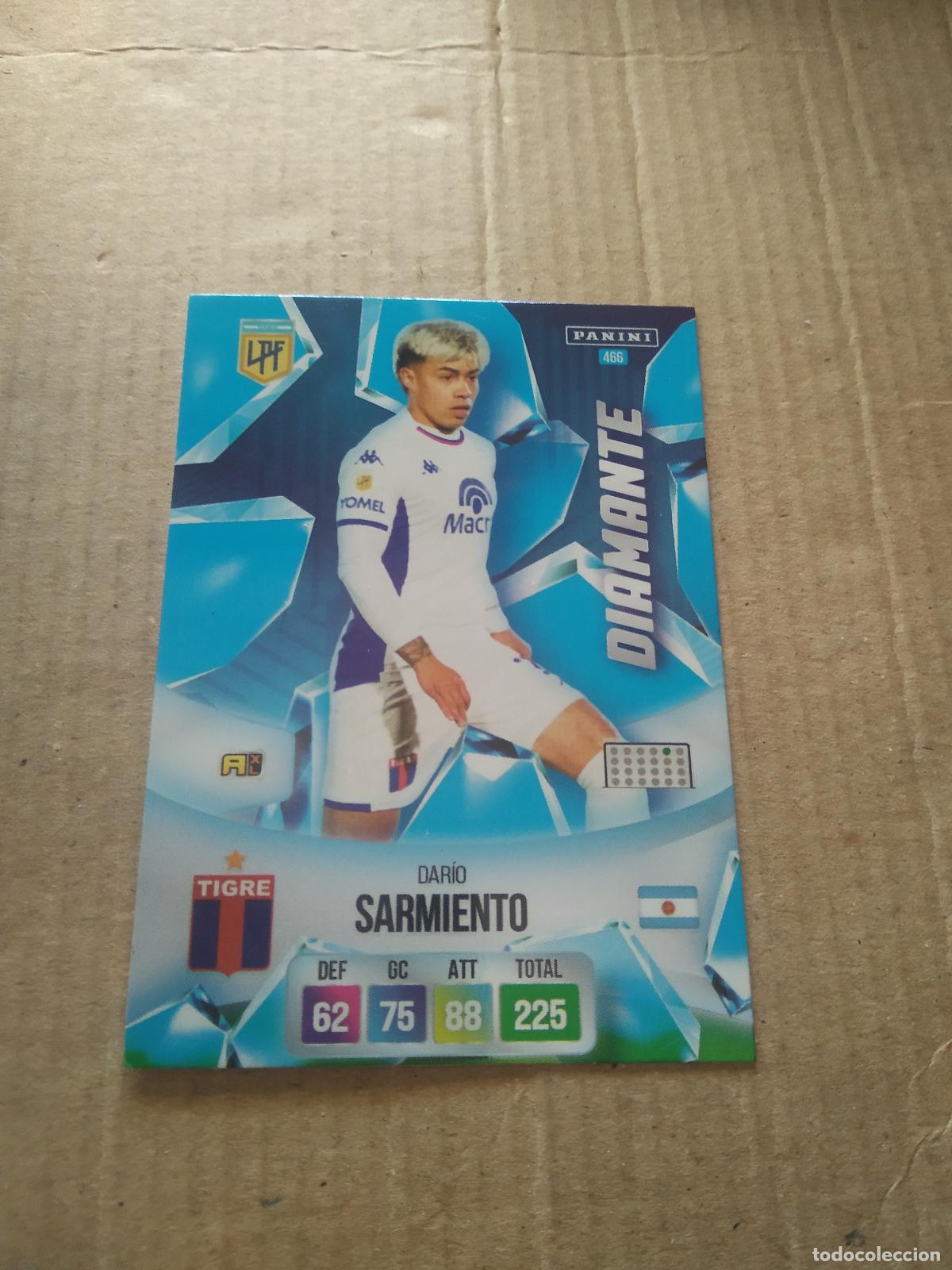 Cromos de F&uacute;tbol: 466 DARIO SARMIENTO TIGRE CROMO FUTBOL ARGENTINO PANINI LIGA ARGENTINA 2024 ADRENALYN