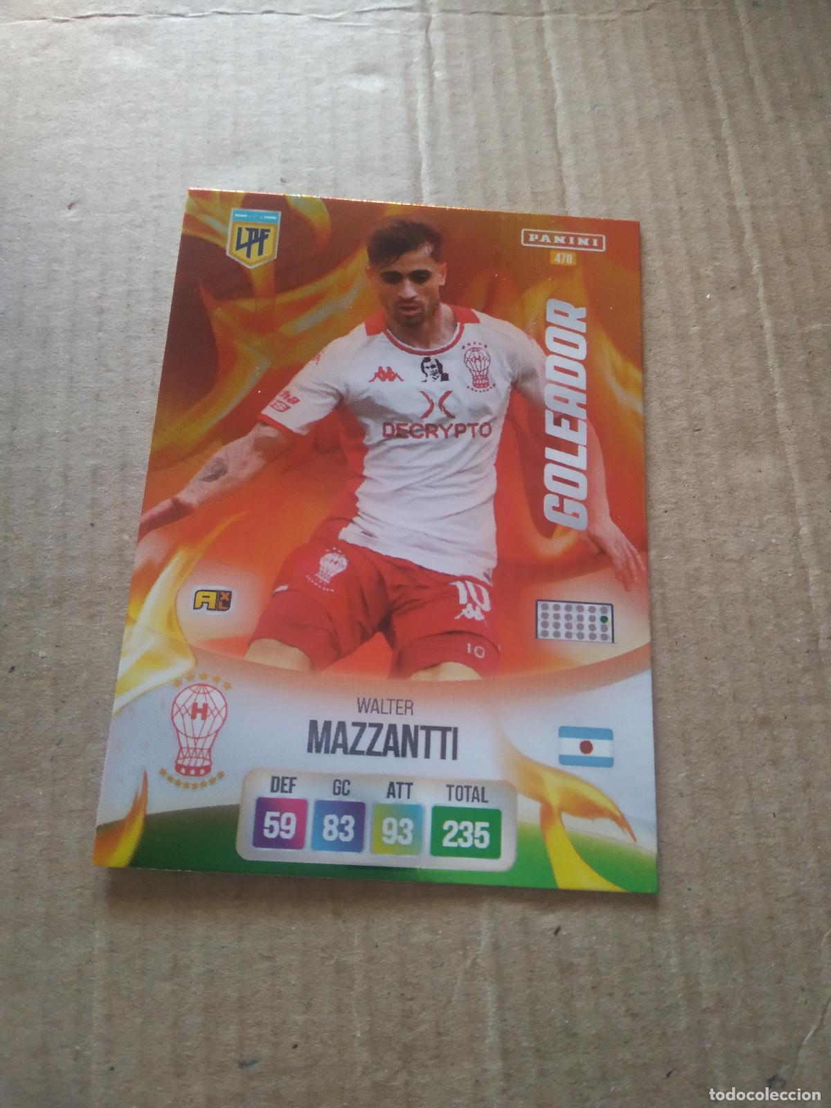 Cromos de F&uacute;tbol: 470 WALTER MAZZANTTI HURACAN CROMO FUTBOL ARGENTINO PANINI LIGA ARGENTINA 2024 ADRENALYN