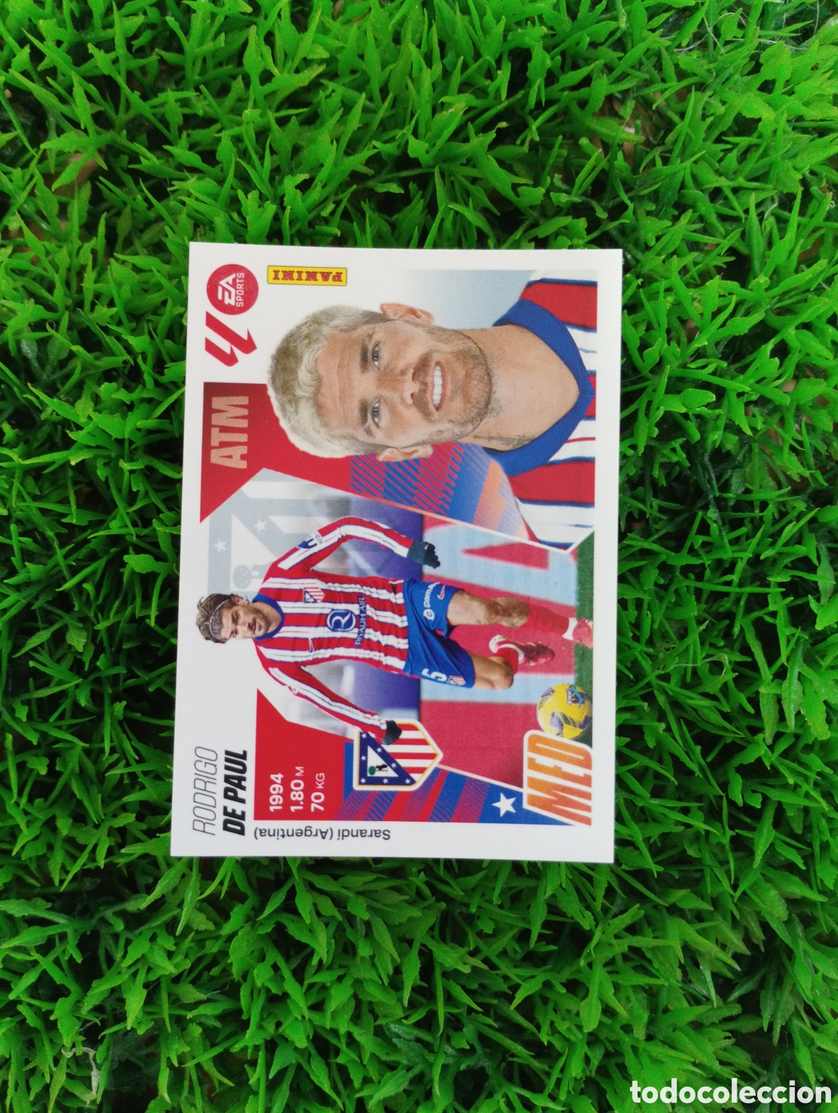Cromos de F&uacute;tbol: De Paul Atletico De Madrid Liga Este 25-26 # 12 NUNCA PEGADO