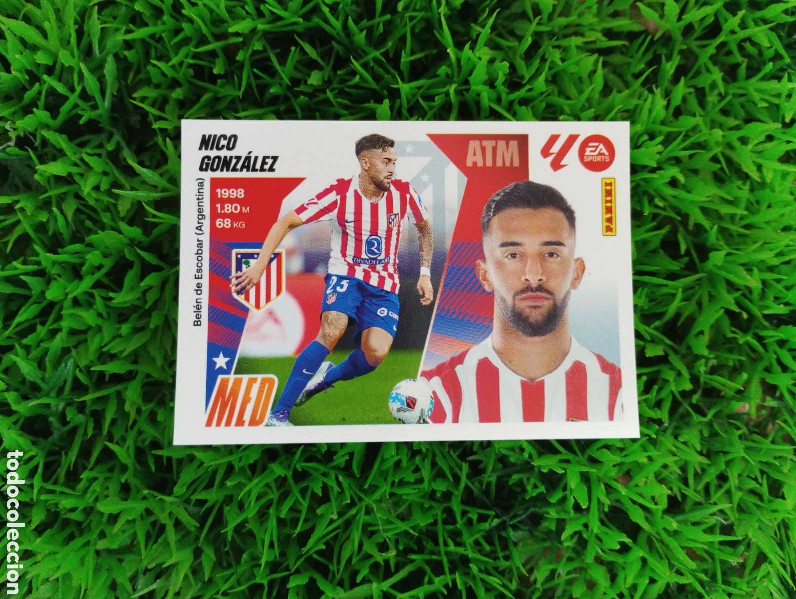 Cromos de F&uacute;tbol: Nico Gonzalez Atletico De Madrid Liga Este 25-26 # 12 BIS NUNCA PEGADO