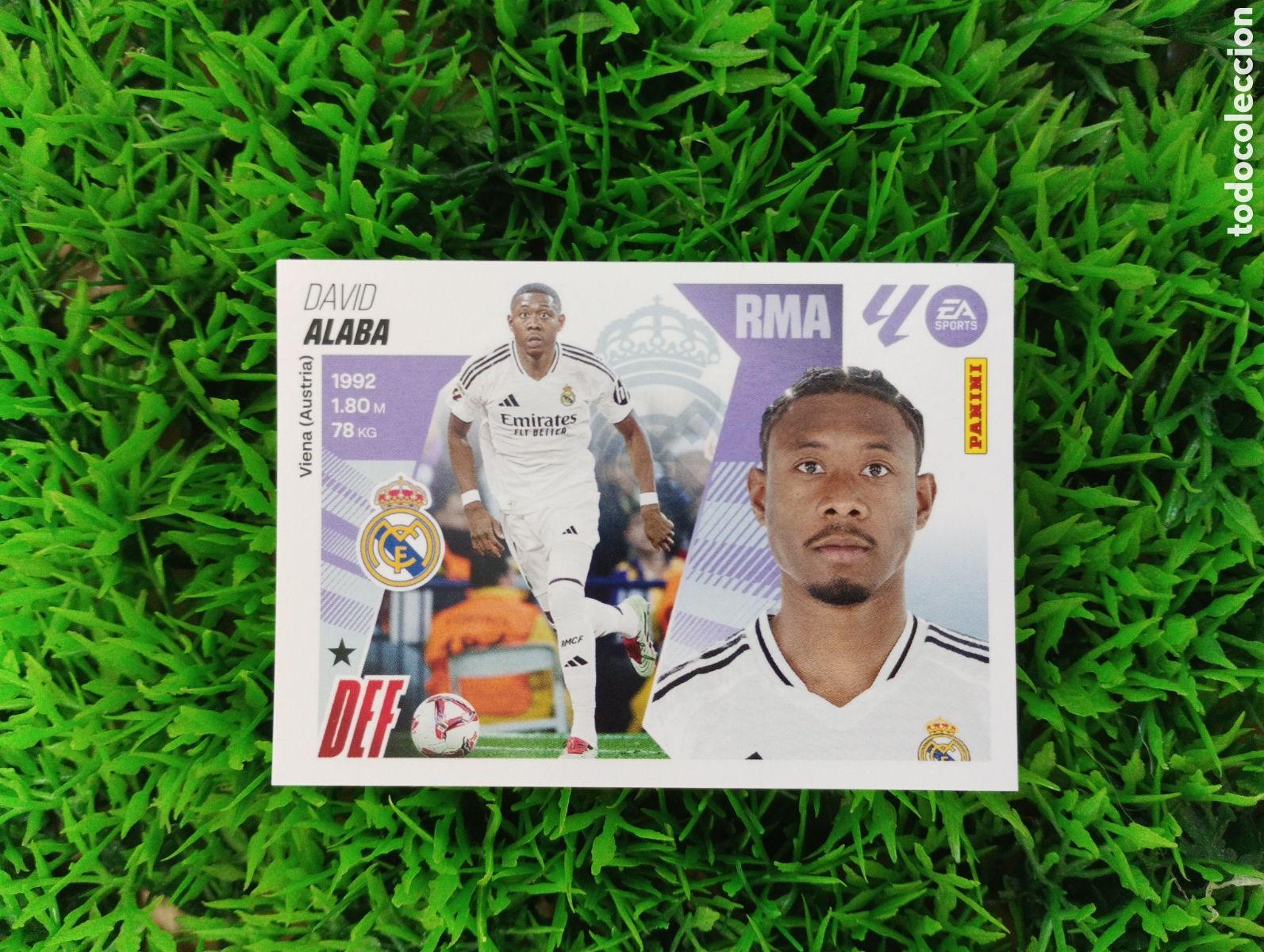 Cromos de F&uacute;tbol: Alaba Real Madrid Liga Este 25-26 # 9 NUNCA PEGADO