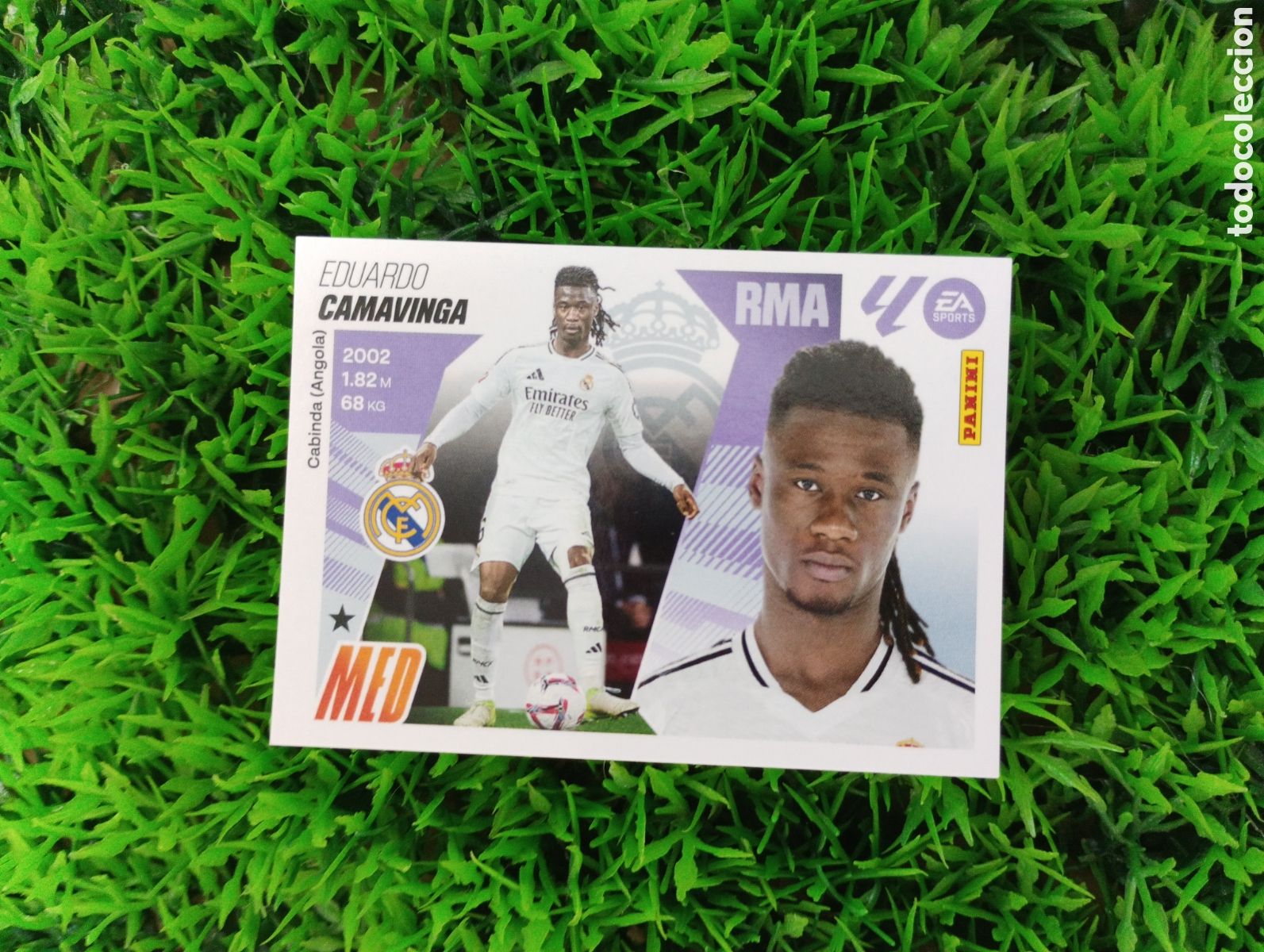 Cromos de F&uacute;tbol: Camavinga Real Madrid Liga Este 25-26 # 12 NUNCA PEGADO