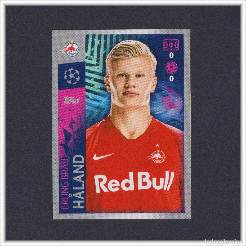 Cromos de F&uacute;tbol: TOPPS UEFA CHAMPIONS LEAGUE 2019 2020 19 20 HAALAND 419 ROOKIE RB SALZBURGO ALBUM COLECCI&Oacute;N
