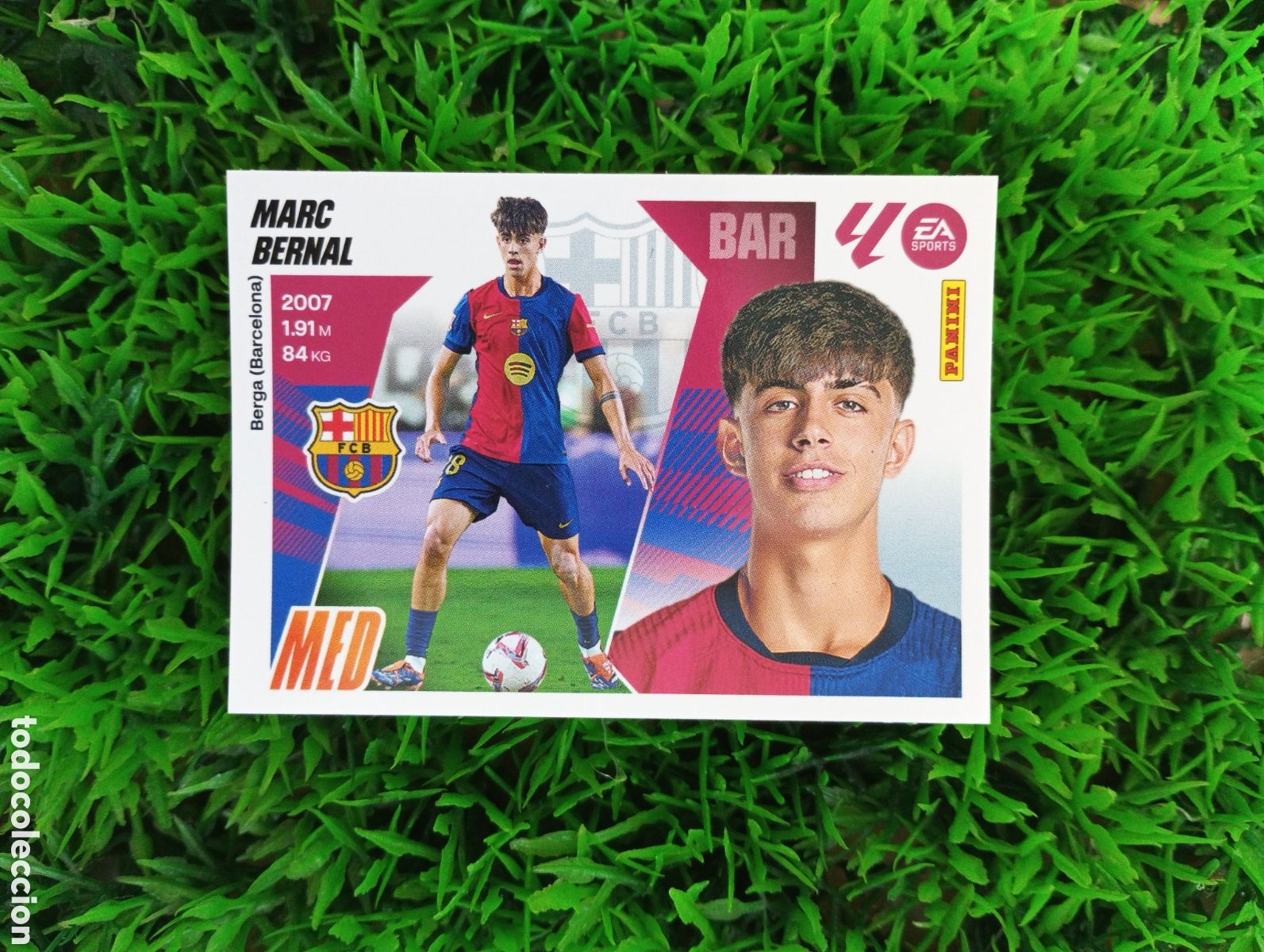 Cromos de F&uacute;tbol: Marc Bernal Barcelona Liga Este 25-26 # 3 NUNCA PEGADO