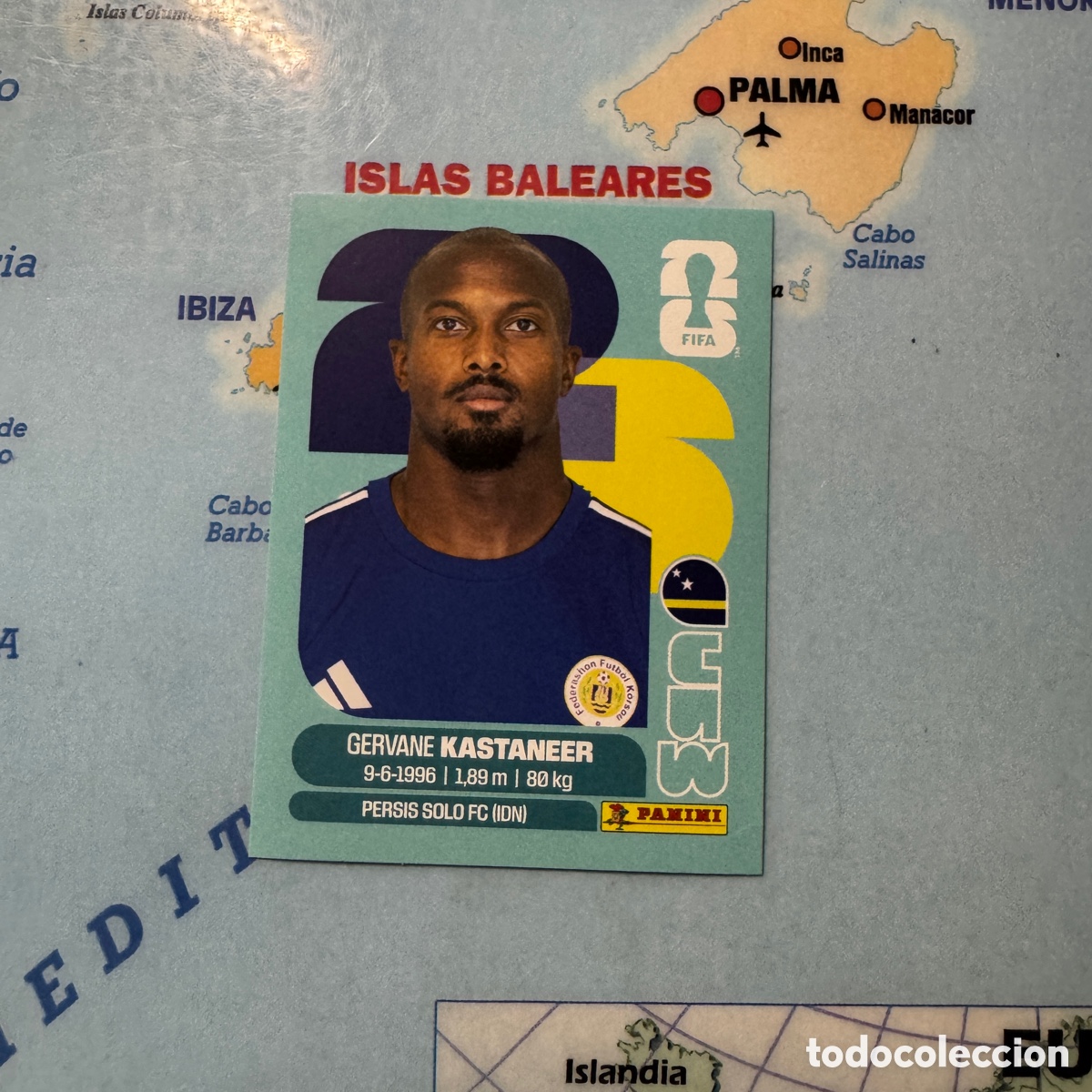 Cromos de F&uacute;tbol: Curazao n&uacute;mero 19 cromo panini Mundial Fifa World Cup 2026