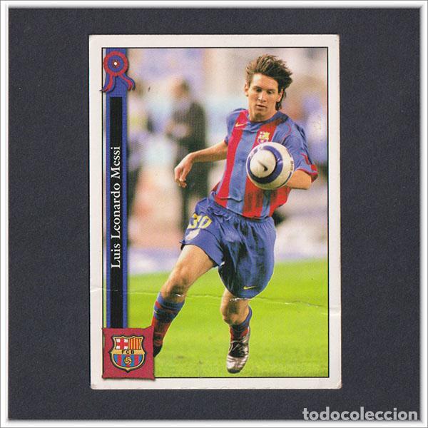 Cromos de F&uacute;tbol: MUNDICROMO 2005 2006 05 06 LEO MESSI N&ordm; 602 BARCELONA COLECCI&Oacute;N ALBUM LIGA BAR&Ccedil;A F&Uacute;TBOL