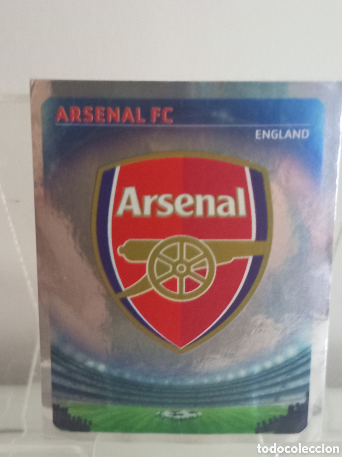Cromos de F&uacute;tbol: ❇️ CROMO ⚽ ESCUDO ARSENAL DE LONDRES 2007 2008 07 08 UEFA CHAMPIONS LEAGUE PANINI SIN PEGAR ❇️