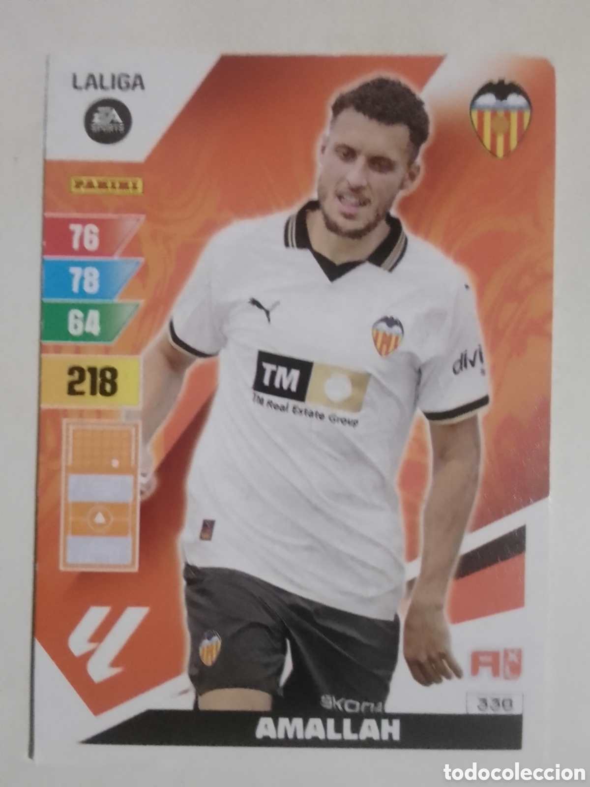 Cromos de F&uacute;tbol: Adrenalyn XL 2023-24 n&deg; 336 Amallah &bull; Valencia.