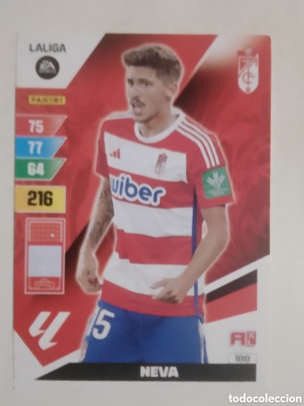 Cromos de F&uacute;tbol: Adrenalyn XL 2023-24 n&deg; 188 Neva &bull; Granada.