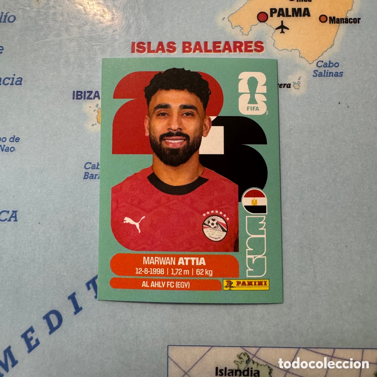Cromos de F&uacute;tbol: Egipto n&uacute;mero 10 cromo panini Mundial Fifa World Cup 2026