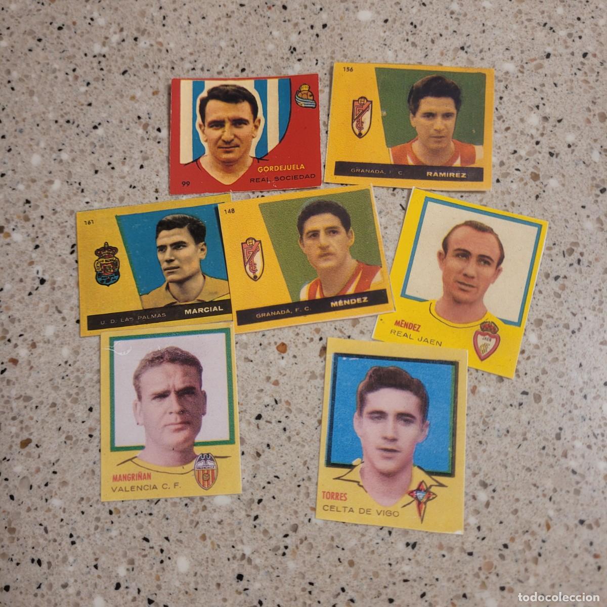 Cromos de F&uacute;tbol: LOTE 7 CROMOS DE DIVERSOS EQUIPOS Y COLECCIONES. LEER COMENTARIOS